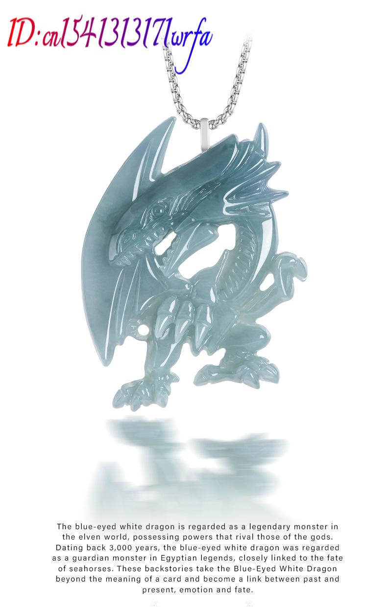 Blue Myanmar Jadeite Dragon Pe - огляд і ціна Necklaces