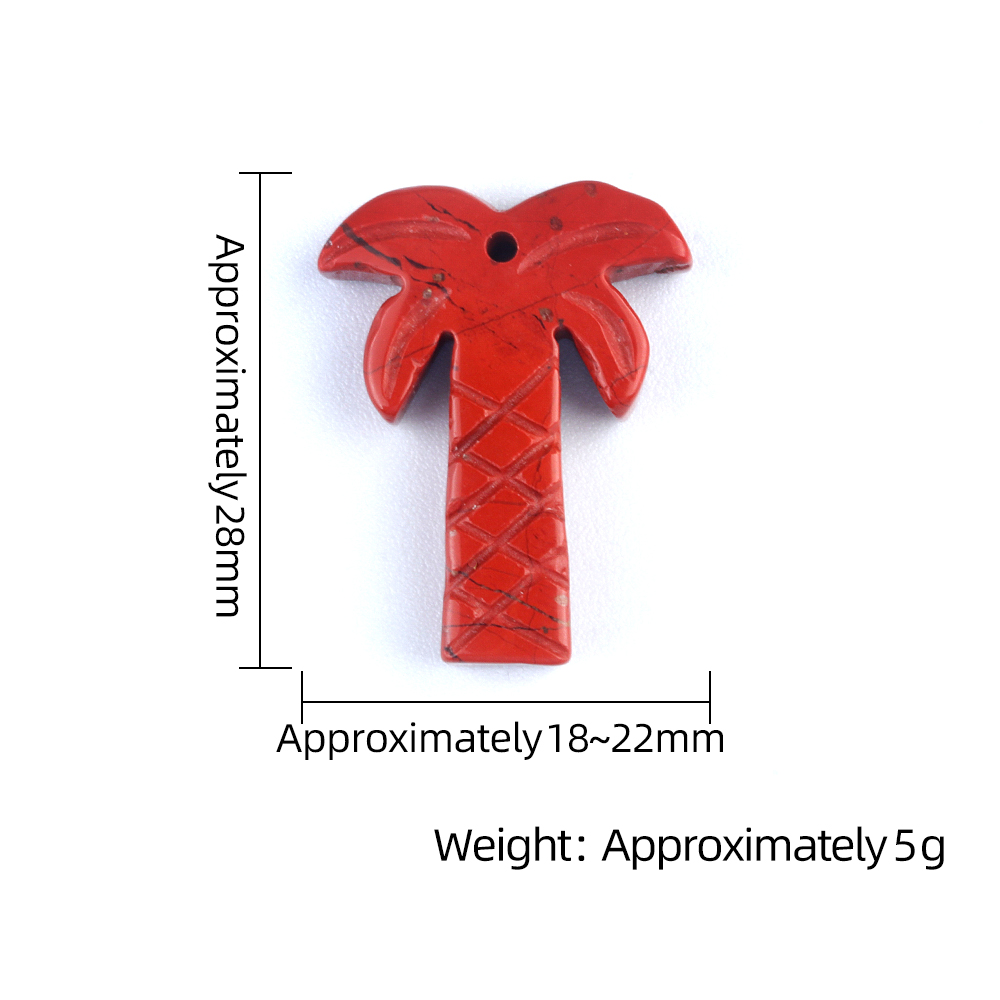 Coconut Tree Shape Pendant Nat - огляд і ціна Crystal Pendant Necklace Natural Stone