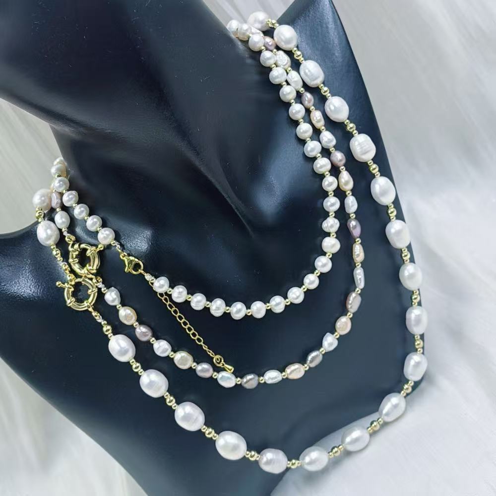 For Mother Jewelry Gift Purple - огляд і ціна Pearl Choker Necklace Vintage
